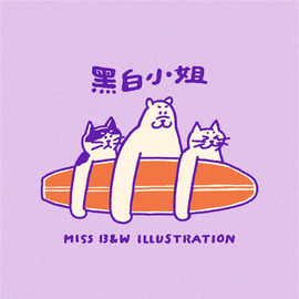 Miss B&W Illustration&Design